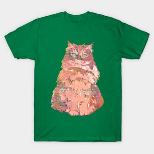 The Pink Floof Long Haired Cat T-Shirt